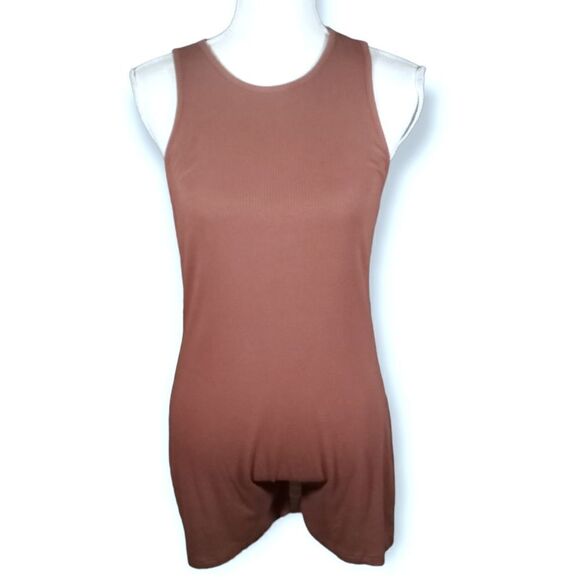 SHEIN EZWEAR BROWN UNITARD ROMPER SZ.XL - Picture 1 of 6